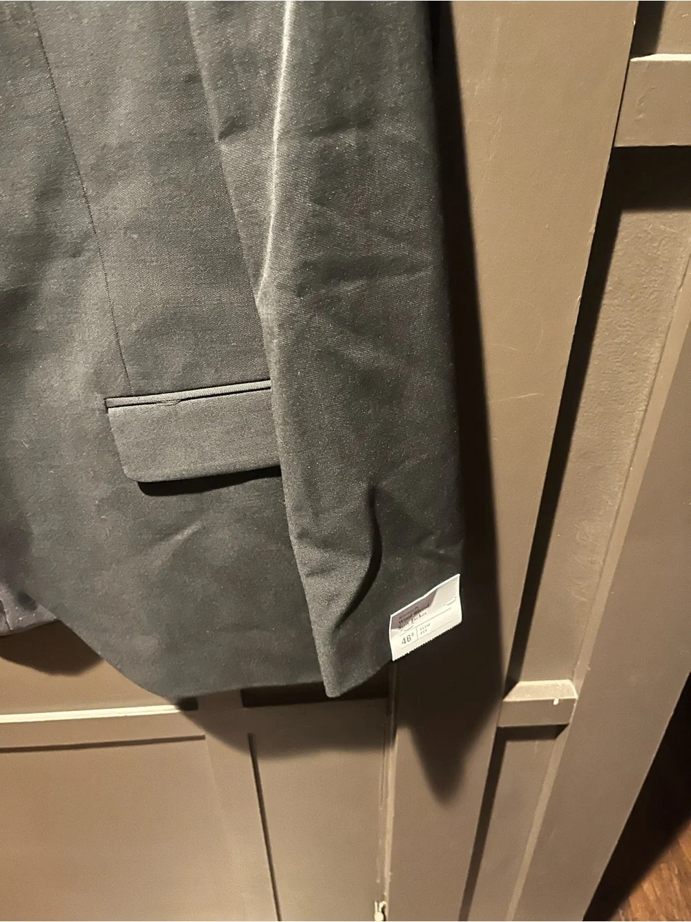 Goodfellow & Co Men's Classic Single-Breasted Black/GrayBlazer 46R New